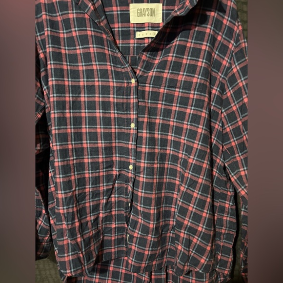 GRAYSON Plaid Button-Up Shirt - Picture 3 of 4